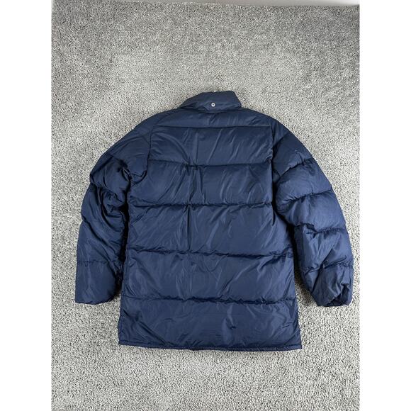 Vintage Woolrich Jacket Mens Small Blue Goose Down Puffer Coat Winter Nylon 90s - Picture 8 of 12